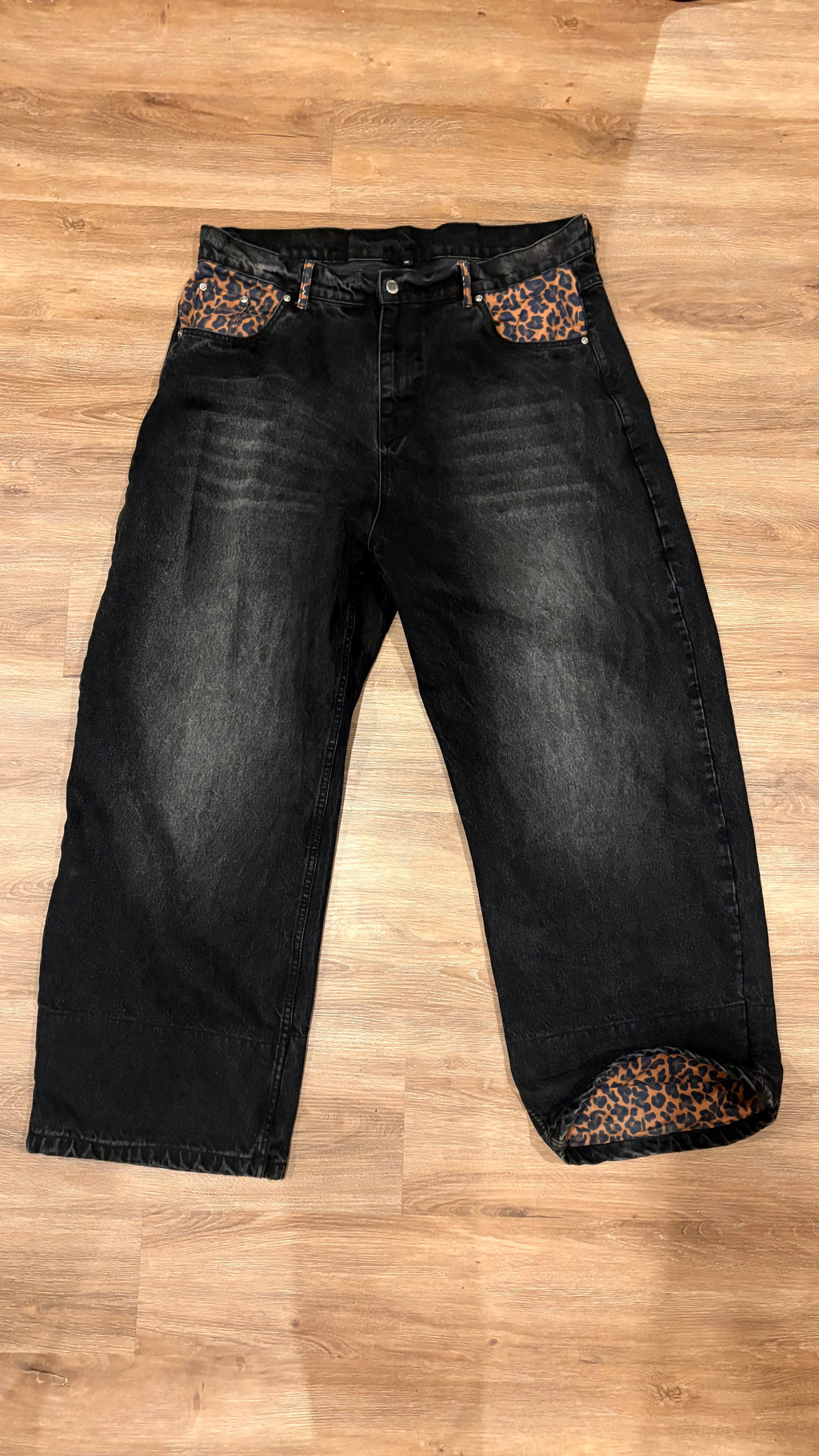 Camino Leopard Denim