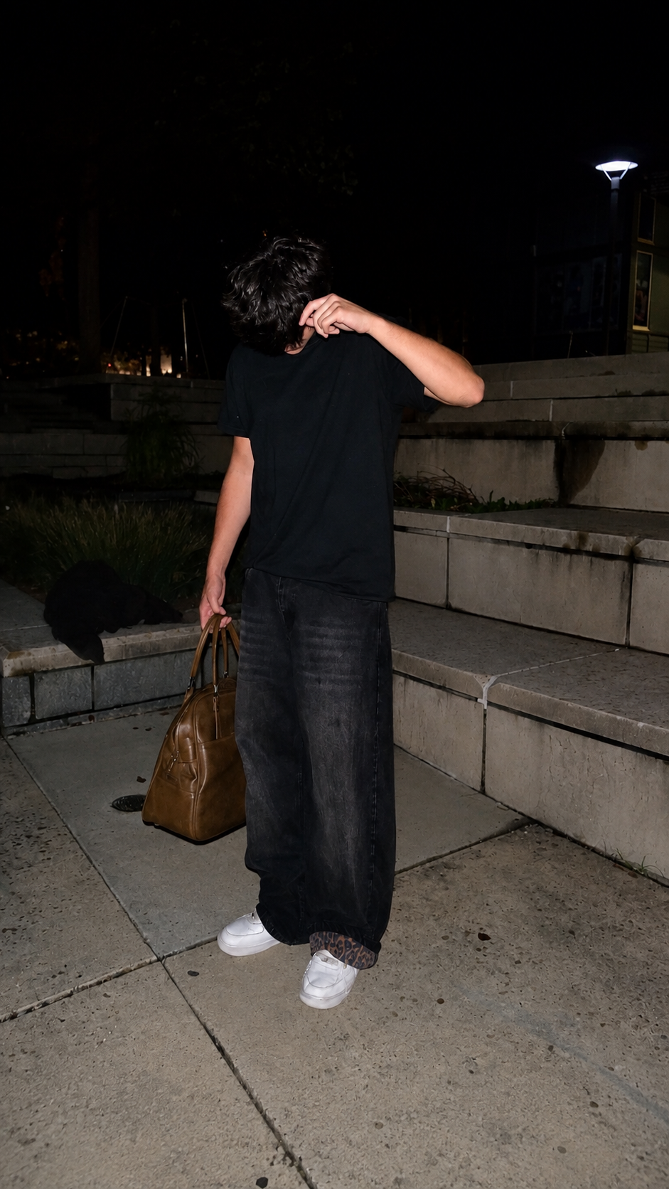 Camino Leopard Denim